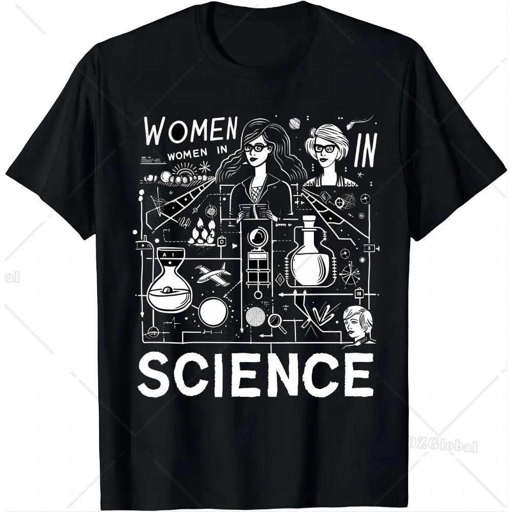 Футболка Men in Science, забавная научная одежда, уличная мода, повседневные топы, винтажная мужская футболка