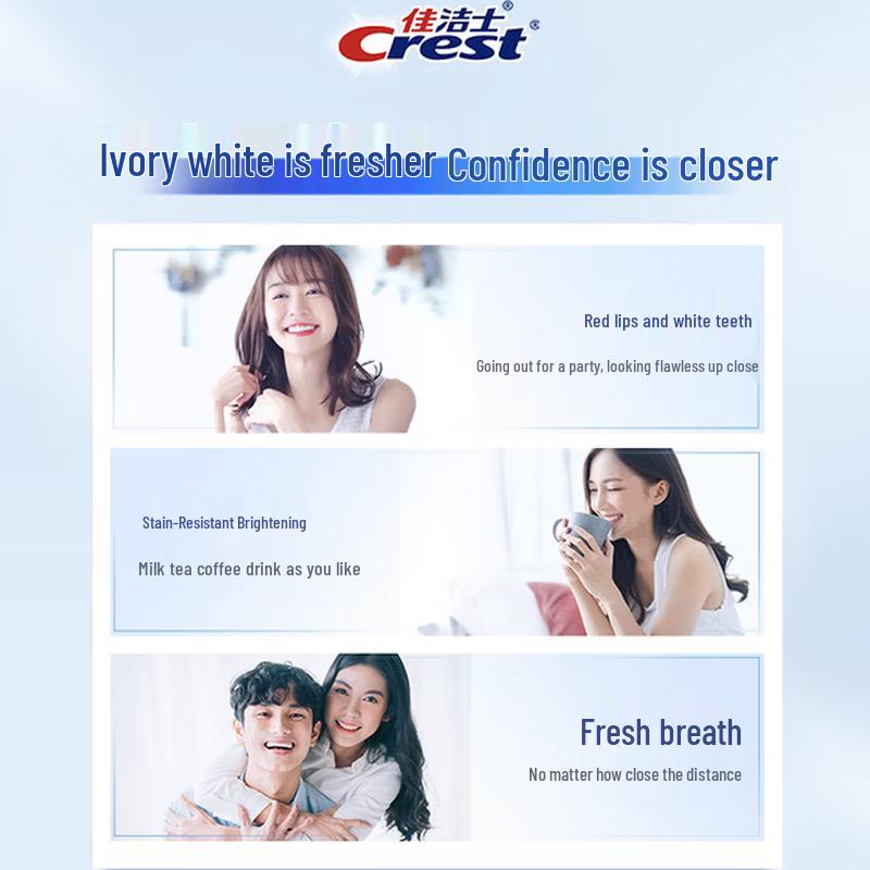 Crest Lock White Peach Oolong Toothpaste