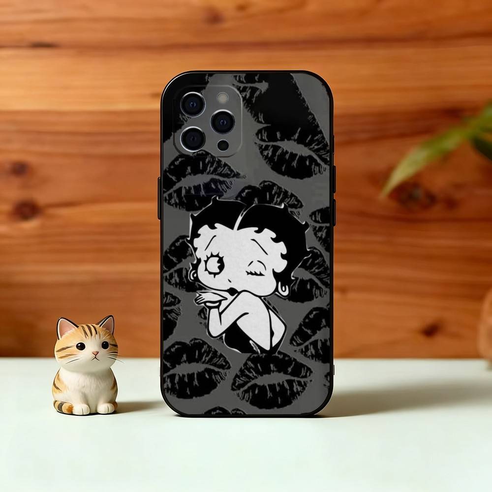Чехол для телефона Be-Tty Boo-P Силиконовый Мягкий Для IPhone 17 16 15 14 13 12 11 X XR Plus Pro Max Plus