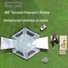 OEING Hexagonal Quick-Setup Family Camping Tent