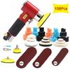 Random Orbit Air Sander Mini Pneumatic Grinding Machine for Car Polishing High Speed Air Powered Sanding Polisher