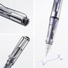 LAMY (Lamy) Safari Vista (Vista) Fountain Pen - Ergonomic Grip and Polished Steel Tip Size M - Pe...