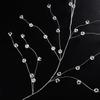 Сделай сам Акриловые Кристальные Бусины Прозрачный Дождь Капля Занавес Гирлянда Нить Ветка Алмазные Бусины Свадебное Украшение