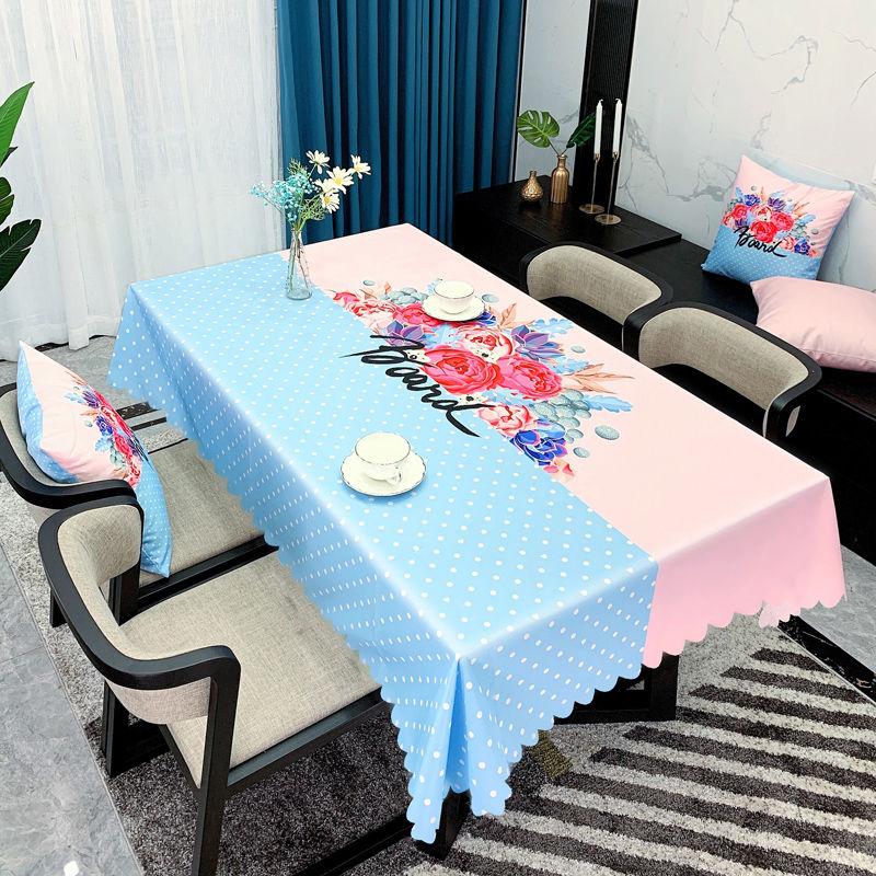 Скатерть в минималистском стиле, художественная водонепроницаемая маслостойкая моющаяся скатерть для стола, бытовой журнальный столик, прямоугольная скатерть