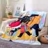 Sheriff Labrador Theme Printed Blanket - Perfect for Couch, Bed, Travel & Outdoor Use | Machine Washable, Cozy & Durable.