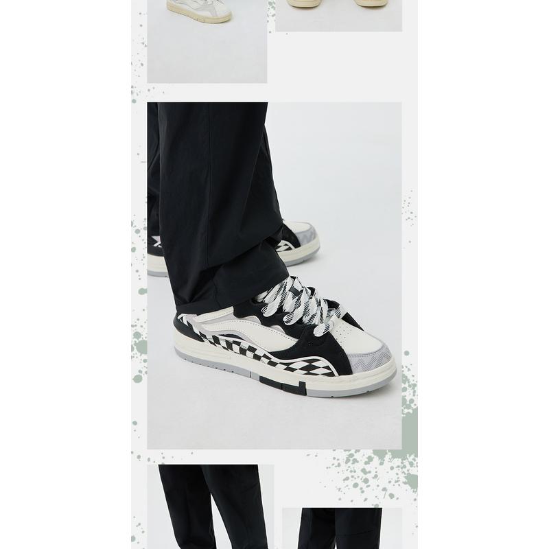Li Ning Weiw Pro Golden Легкие нескользящие низкие кроссовки для скейтбординга Мужские кроссовки для скейтбординга Синие белые AECS073-10