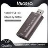VAORLO Mini 4K Video Capture Card 1080P -Compatible To USB Box for PS4 Game Camcorder Recording Live Streaming