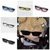 Plastic Doll Glasses 20CM Plush Doll Dollhouse Props Cute Mini Clear Lens Eyeglasses  Girl's Toy