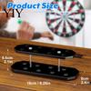Dart Enthusiast Gift Acrylic Display Stand, 8 Caapcity Oblique Design Organizer, Space Organizing Stand Saving Desktop Storage Rack for Game Room Bar