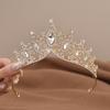 Luxurious Bridal Crown Rhinestone Princess Crown Temperament Bride Headwear  Jewelry
