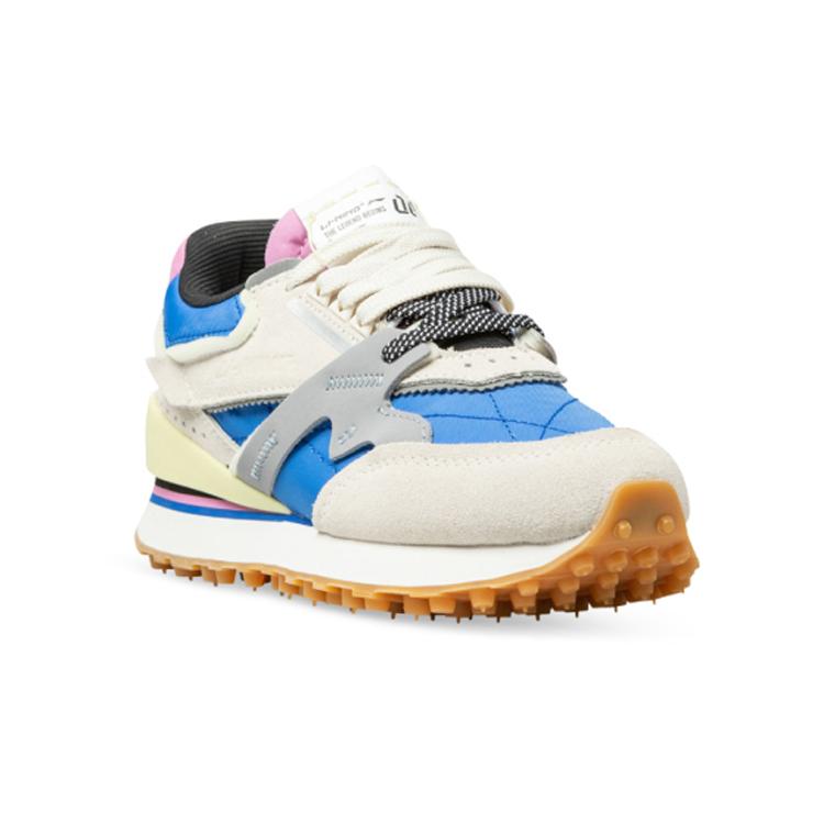 Li Ning 001 Беговые кроссовки Женские Низкие Белый/Серый/Синий AGCP382-6