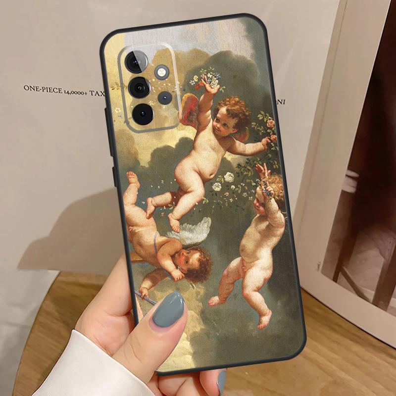 Чехол 'Ангелы эпохи Возрождения' для Samsung Galaxy A55 A35 A15 A14 A34 A54 A53 A33 A23 A13 A12 A32 A52 A51 A71