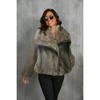 Fur Big Collar Synthetic Fur Coat Short Fashion Imitation Fox Fur Coat Fluffy Plush Women's Clothing