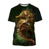 Sea Animals Seahorse T Shirt Men's 3d Print Short Sleeves Summer Tops T-Shirts Outdoor Casual Plus Size Tees Top Women Clothing