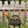 Retro Cartoon Truck Shaped Flower Pot Iron Car Wall Planter Hanging Truck Planter  for Balcony
