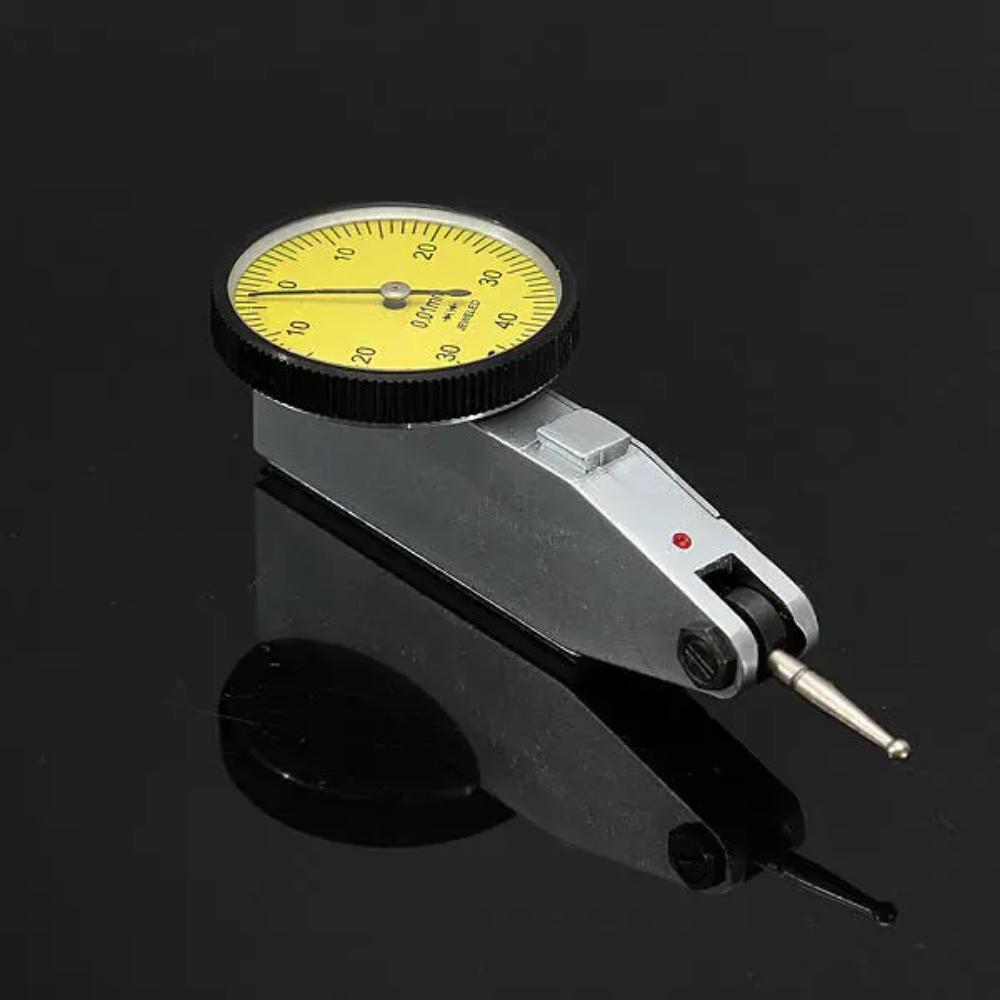 Индикатор циферблатного теста Allsome Precision Metric с направляющими типа «ласточкин хвост» 0-0,8 мм 0,01 мм