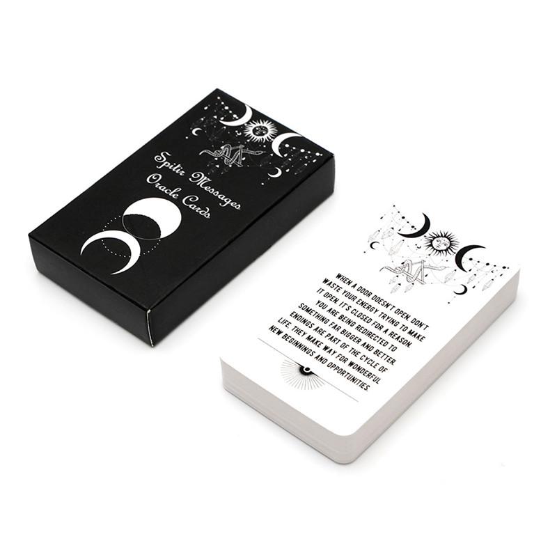 Spirit Messages Oracle Cards Divination Deck English Vision Edition Tarot Board Playing Game for Party