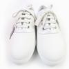 Pristine HERMES sneakers Innocent embroidered patches white canvas Women 38.5 Used