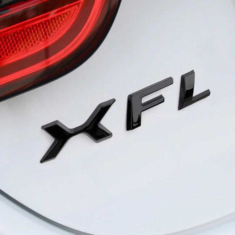 Наклейка на багажник автомобиля ABS для XEL XFL XJL XE XF XJ Логотип Задняя часть кузова Буква Значок Украшение 3D Эмблема Наклейка Аксессуары