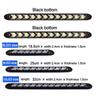 2Pcs LED Arrow Daytime Running Light with Flexible Waterproof Headlight DLR Turn Signal Yellow Light Car Decoration Driving Light 12V