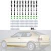 80PCS For BMW E36 316i 318i M3 Side Sill Skirt Clips Rocker Panel Moulding Clip