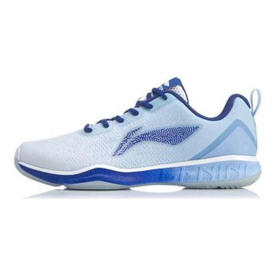 Li Ning Ткань Нескользящая Износостойкая Низкая Спортивная Повседневная Обувь Новые Мужские Кроссовки Aurora Blue AYTP019-13