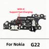 USB Charger Dock Connector Board Charging Port Flex Cable For Nokia G11 G21 G22 G10 G20 G30 G50 G60 C20 C21 Plus C30 X20