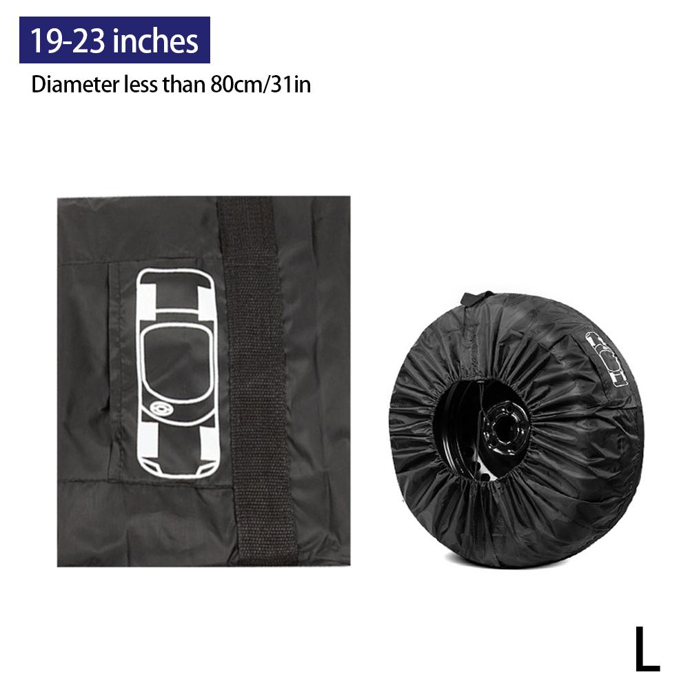 1 шт. Универсальные чехлы для запасных шин автомобиля, чехлы для хранения автомобильных колес, сумки для переноски шин для автомобильных колесных колпаков 13–18 дюймов, 19–23 дюйма