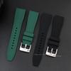 Изогнутый силиконовый ремешок из каучука для браслета часов Citizen для Swatch Мягкий водонепроницаемый ремешок для Rolex 20 мм 22 мм Браслет