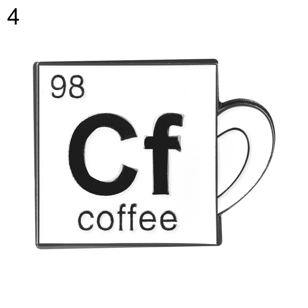 Science Teacher Gift Chemical Molecular Beaker Brooches Science Enamel Pin Badges