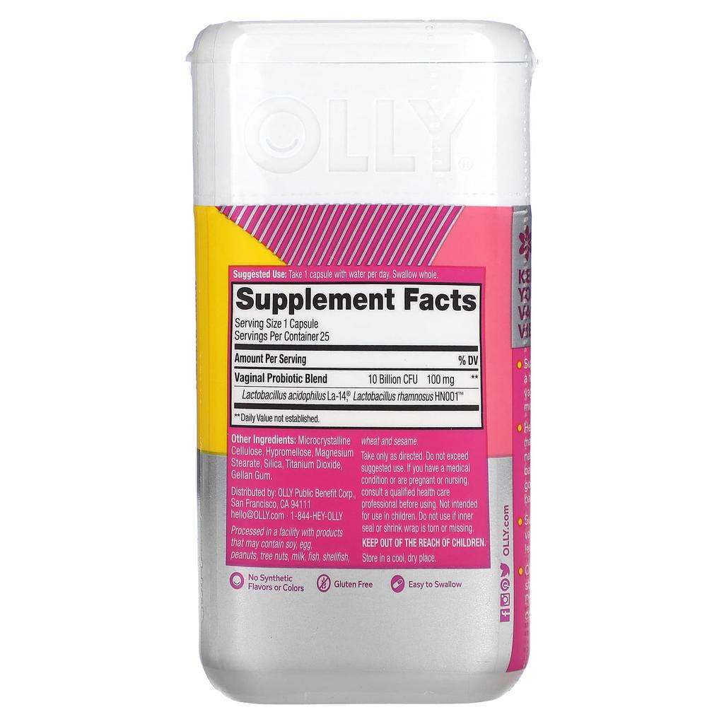 OLLY Happy Hoo-ha, 25 Capsules