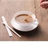 100Pcs Disposable Stir Sticks Natural Wooden Tea Coffee Stirrers Cafe Supplies