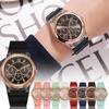 Watch Silicone Wristband Men's And Women's Watch Quartz Watch