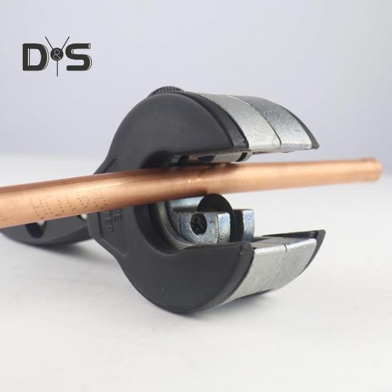 Труборез с храповым механизмом и острым прочным лезвием, сверхпрочный, быстрорежущий инструмент для резки медных труб одной рукой