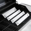 5Pcs Grill Heat Tent Plates Stainless Steel Heat Plate Replacement for DGH474CRP Grill Repair Parts 70-02-412 Heat Tents