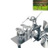 Handmade Metal Drummer Windmill, Drummer Windmill Garden Decoration, Percussionist Music Figurines,Fun Wind-Powered Sculpture