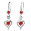 Новые серьги Длинные серьги-подвески Ladys Love Ear Pendant Rose ко Дню Святого Валентина с крючками для ушей