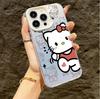 Cute Hello Kitty Casing For Iphone 17 Air 17 Pro Max 1615 14 11 12 13 Pro Max 16 Plus 16e 13 Mini Lovely Cartoon Hard Phone Case