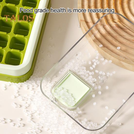 Лоток для кубиков льда с крышкой, 15 кубиков, решетка для льда, легкосъемное силиконовое дно, штабелируемые лотки для льда для морозильника