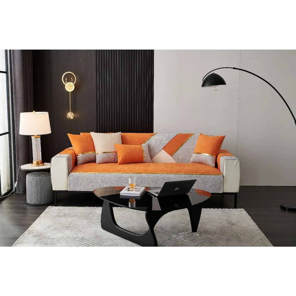 Роскошный чехол для дивана из шенилла Nordic Four Seasons Universal Anti-slip для дивана, подушка для украшения гостиной, чехол для диванного полотенца