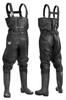 Unizom Fishing Waders, Chest-High Waders with Inner Mesh, Recommended by Experienced Anglers, Radial Sole, Waterproof Suit