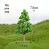 Decorative Miniature Trees & Succulents for Landscaping: Mini Fruit, Willow, Golden Leaf Trees, Moss Micro Landscape DIY Materials