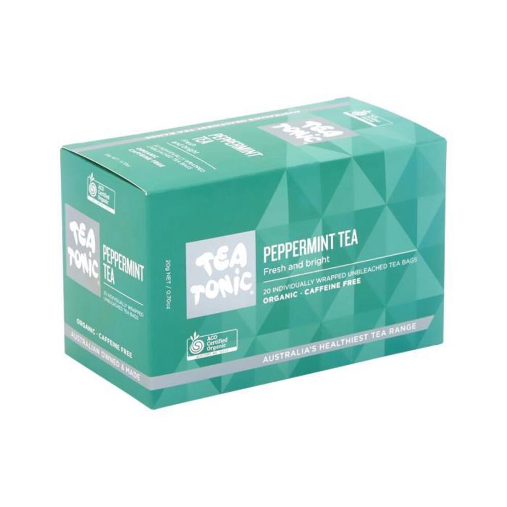 Tea Tonic Organic Peppermint Tea X 20 Tea Bags