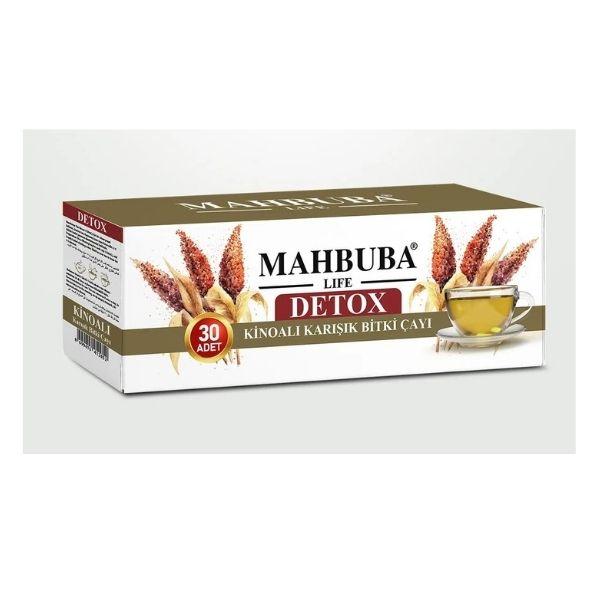 Mahbuba Detox Herbal Tea - Kinoali Natural Blend, 30 Bags for Cleansing and Wellness