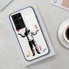 Чехол для телефона Street Art B-Banksy Graffiti для Samsung S26 S25 Edge Ultra 23 22 21 20 Ultra Plus S24 Fe Стеклянная крышка