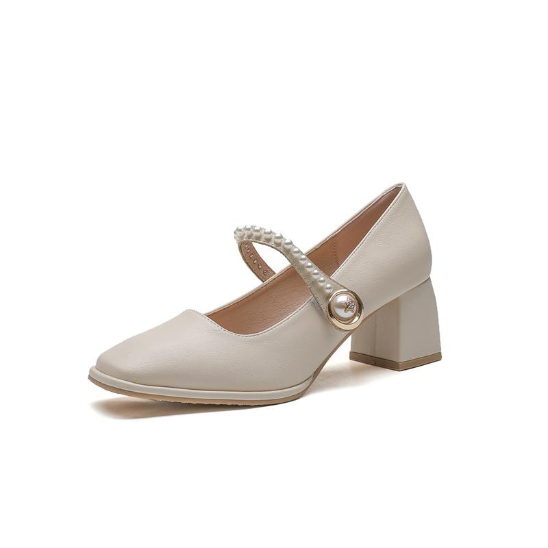 Туфли Мэри Джейн на толстом каблуке для женщин. Нарядные туфли с ремешком на щиколотке. Женские повседневные туфли-лодочки с круглым носком. Туфли-лодочки Мэри Джейн для свадьбы, офиса, вечеринки.