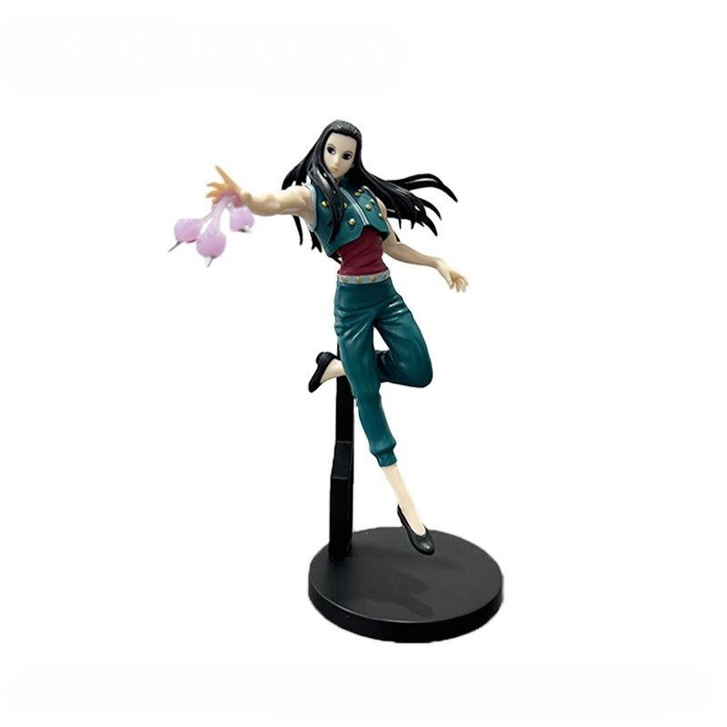 HUNTER×HUNTER Киллуа Золдик ГОН ФРИКС Аниме Фигурка Настольное Украшение Коллекционная Модель Кукла Игрушки Подарки