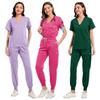 Unisex Quick-Dry Dental Scrub Suit - Nurse/Beautician Uniform Set
