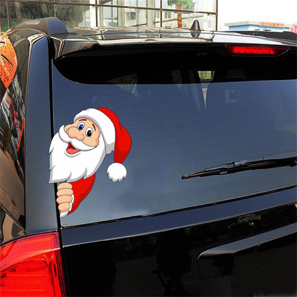 Christmas Car Window Decals | Car Sticker Automotive Stickers | Car Window Stickers Decal, Car Stickers Funny, Christmas Decorations