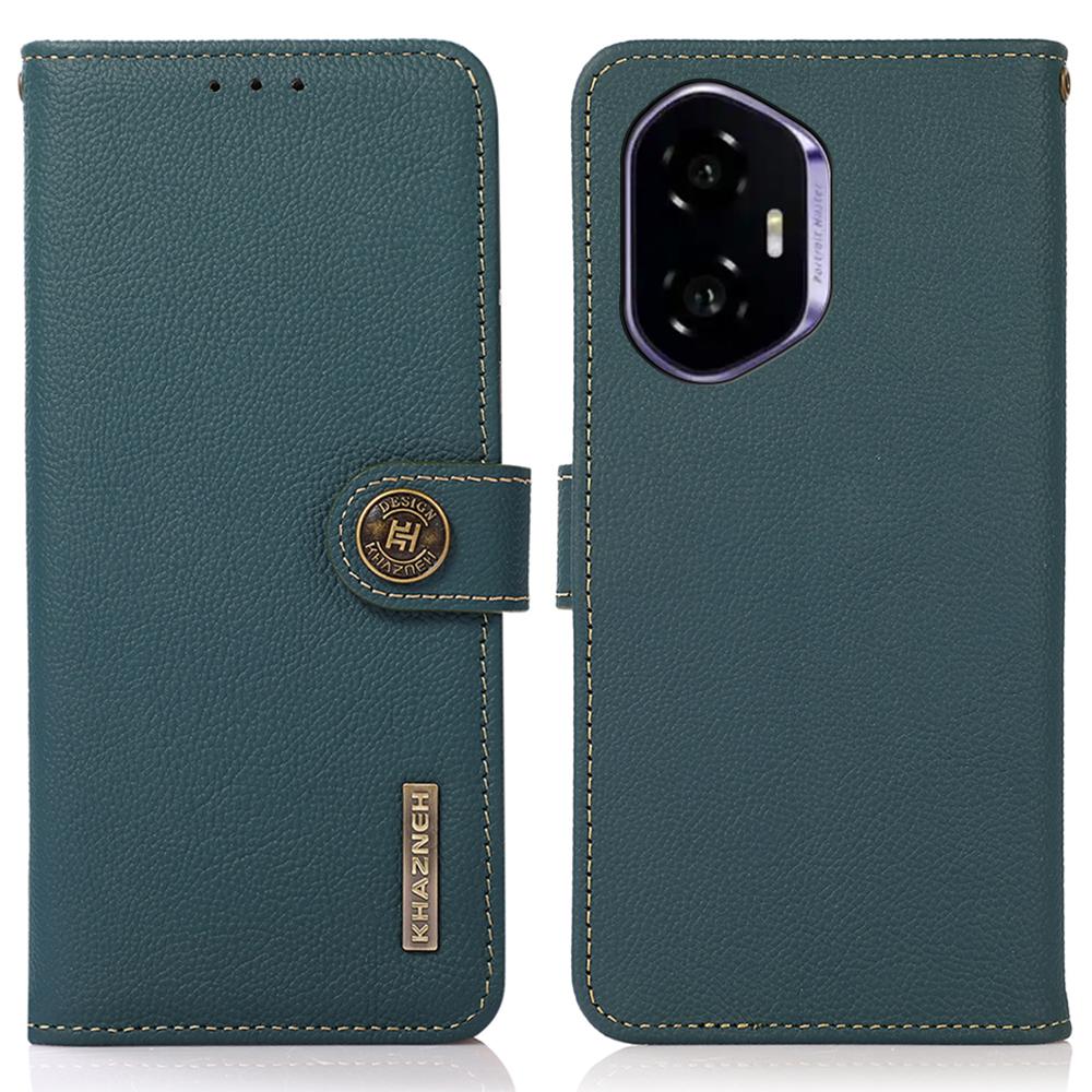 KHAZNEH for Honor 400 5G (Global) Case Genuine Cow Leather Wallet Phone Cover